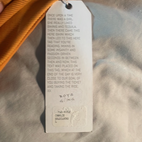 Boys + Arrows Charlie Goldilocks Ribbed Bikini Bottom - Picture 7 of 9